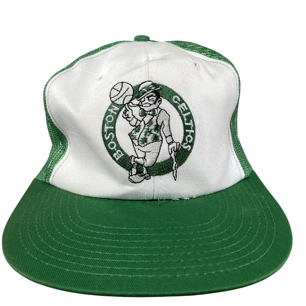 Boston Celtics Hat Cap Snap Back Mens One Size Green NBA Twins Enterprise